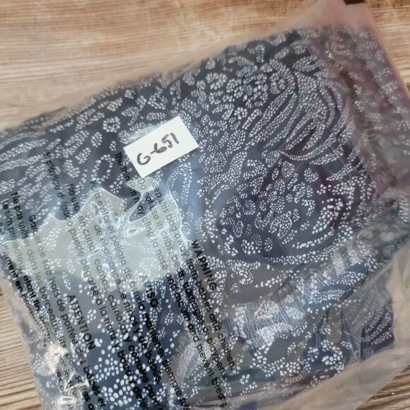 Torrid Navy Animal Print Crinkle Gauze Babydoll Top Size 2 2X 18-20 NWT - Picture 9 of 9